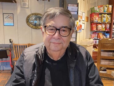 James Langlois smiles after inpatient rehabilitation.
